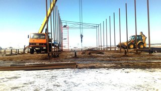 Аренда экскаватора погрузчика с ямобуром в Полысаево цена от 1575 руб