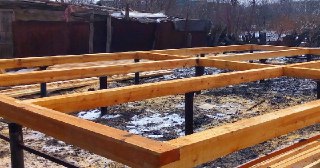 Пол на винтовых сваях Полысаево цена от 15746 руб.