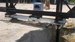 Купить сваи для ворот в Полысаево. Заказать ворота на сваях под ключ от 22044 руб